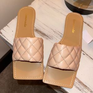 Nude sandals. Women’s size 6. New.